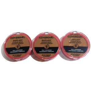 (3) Covergirl Outlast Extreme Wear Pressed Powder, #870 Toasted Almond - Picture 1 of 3