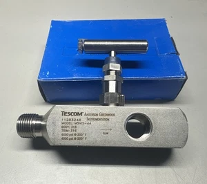 Tescom Anderson Greenwood M5VIS-44 Multiport Gauge Valve 1/2" MNPT 6000 PSI - Bild 1 von 2