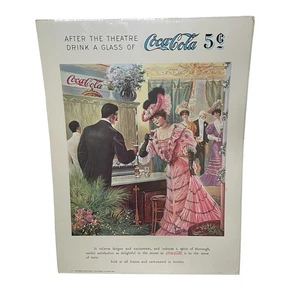 Coca-Cola Vintage Advertisement Poster Art Print 24x18” SEALED - Picture 1 of 5