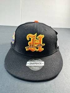 Houston Black Eagles Youth Snapback Hat Negro League Baseball Cap Black NEW - Picture 1 of 8