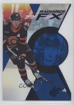 2023-24 SPx Radiance F/X Blue /299 Tim Stutzle #RFX-33 - Image 1 of 3