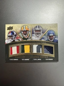 2008 Upper Deck. NFL Premier Foursome Patch Burrows Jennings Owens Branch 03/15 - Picture 1 of 10