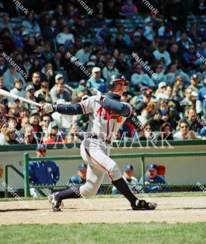 Foto de béisbol EY1 Chipper Jones Atlanta Braves 8x10 11x14 16x20 Foto 1 de 1