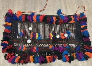 Large Hand Woven Made Afghan Horse Salt Bag Area Rug 2.9 x 1.7 Ft - Bild 1 von 5