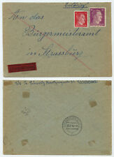 96279 - Eilbote - Beleg - Schlettstadt 14.8.1944 nach Strassburg