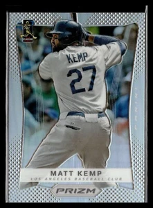 2012 Panini Prizm Baseball Silver Prizm #3 Matt Kemp Los Angeles Dodgers - Picture 1 of 2