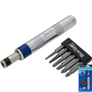 BlueSpot 1/4" Impact Driver And Extractor Phillips Slotted Bits Set Compact - Picture 1 of 3