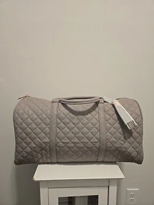 Bolso de Lona de Viaje de Fin de Semana de Cuero Acolchado para Mujer Rosa - Nuevo en Embalaje - Imagen 1 de 2