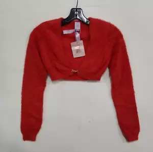 Savage x Fenty Fluff It Up PJ Crop Top Red sz Sm - Picture 1 of 5