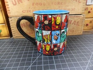Marvel Comics Coffee Mug Spiderman Hulk Superheroes 14 oz - Picture 1 of 4