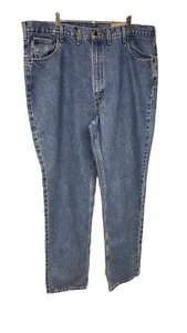 Carhartt Herren Denim Jeans 44X36 Traditional Straight Fit Tapered Leg Baumwolle Blau - Bild 1 von 9