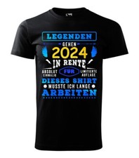 Pension 2024 Pensioner 2024 Fun Gift T-Shirt