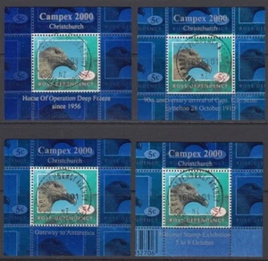 NUEVA ZELANDA 2000 CANPEX ROSS M/S (x4) VFU (ID:97/RD097) - Imagen 1 de 1