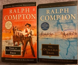 The Ogallala Trail,To Cottonwood Falls 2 Ralph Compton/Dusty Richards Western pb - Picture 1 of 1
