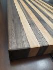 Hand made Large Walnut  Cherry Wood Cutting Board Butcher Block