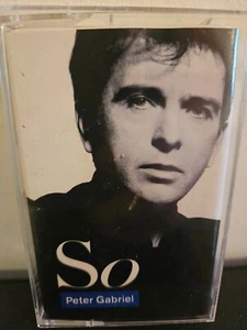 PETER GABRIEL So 1986 CASSETTE TAPE GENESIS POP ROCK INCLUDES "SLEDGEHAMMER" - Picture 1 of 5