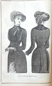 Stampa antica 1882 = MODA OTTECENTESCA = Abbigliamento FASHION = Old Print (32) - Picture 1 of 2