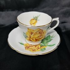 Vintage Collingwoods Golden Rose Tea Cup & Saucer - England - Circa:1937 - 57