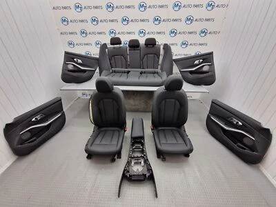 BMW 3 SERIES COMPLETE INTERIOR SEATS & DOOR CARDS BLACK LEATHER G20 - Image 1 of 4