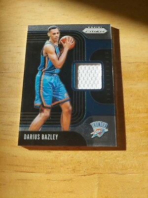 2019-20 Panini Prizm Darius Bazley Jersey Patch Rookie NBA Thunder White Swatch - Image 1 of 2