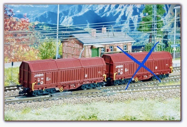 *** Kühn 1x Teleskophaubenwagen „DR“ Schiebewandwagen TT DB AG CZ 51335 Roco *** - Bild 1 von 1