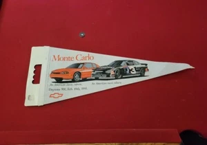Daytona 500 1995 Monte Carlo Logo Banderín Dale Earnhardt Sr Goodwrench NASCAR - Imagen 1 de 2