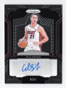 2024-25 Panini Prizm Basketball Card Cole Swider Autograph #PNM-CSH Miami Heat - Picture 1 of 2