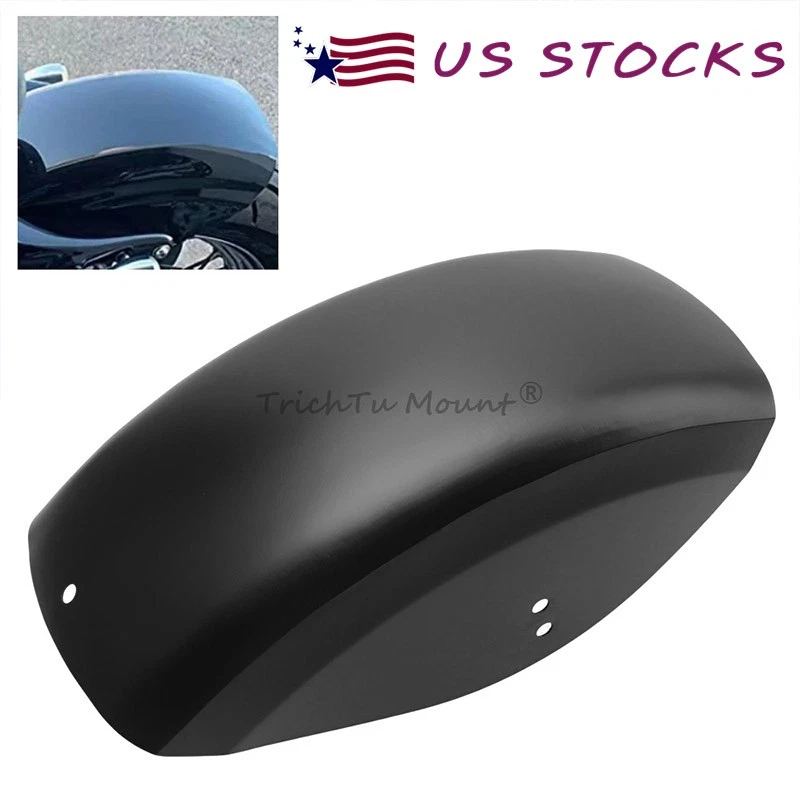 Guardabarros trasero negro mate para Harley Bobber Sportster 883 1200 48 72 XL Foto 1 de 4