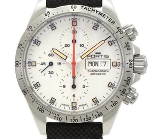 FORTIS Stratoliner Steel a.m. Automatic Chronograph Mens Watch from JP - Picture 1 of 10
