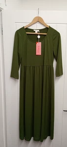 BNWT Finery Green Midi Dress Size 12 - Picture 1 of 4
