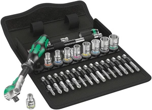 Wera 8100 SA 6 1/4'' 28 Piece Metric Square Drive Ratchet Socket Set -From $1 - Picture 1 of 6