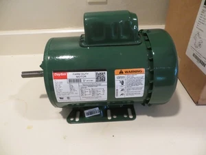 Dayton 6K727bh High Torque Farm Duty Motor, Capacitor-Start, 1 Hp, 115/230V Ac, - Picture 1 of 8