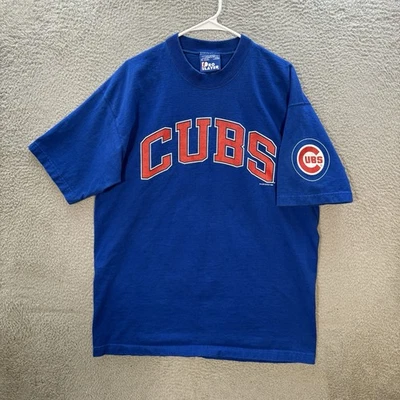 Vintage Chicago Cubs Shirt Adult XL Blue MLB Baseball Pro Player 1990s Mens XL - Image 1 of 4