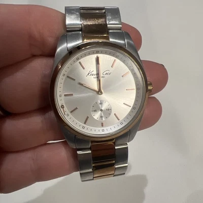 Kenneth Cole KC4754 Damas Dos Tonos Acero Inoxidable Reloj Pulsera Resistente al Agua. Foto 1 de 4