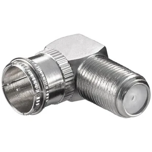Sat Winkel Quick Stecker F-Winkelstecker Stecker Adapter Kupplung 90° 7 mm - Bild 1 von 2