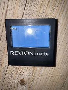 Revlon Colorstay Matte Eyeshadow Venetian Blue 005 Bold Bright Blue - Picture 1 of 3