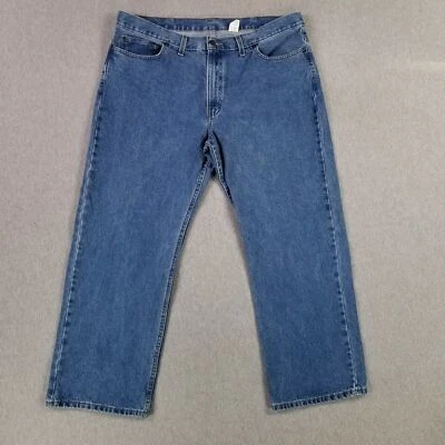 Faded Glory 40x30 Relaxed Fit Blue Jeans Quality Old School Denim Work - Image 1 of 4