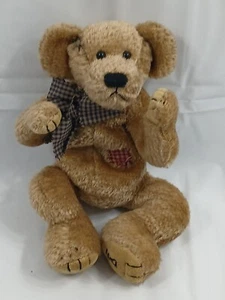 Orsacchiotto peluche orso Boyds Bears B ribaltato orsacchiotto articolato animale in pensione - Foto 1 di 4