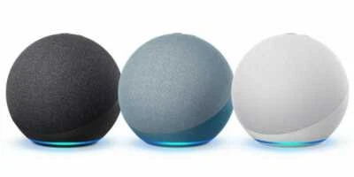 New Amazon Echo Dot 4th Generation with Alexa Blue/White/Charcol - Smart Speaker - Image 1 of 4