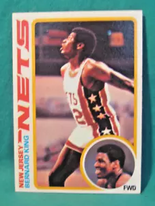 1978-79 Topps #75-Bernard King-New Jersey Nets-Hall of Famer-Rookie Card-#3654 - Picture 1 of 2