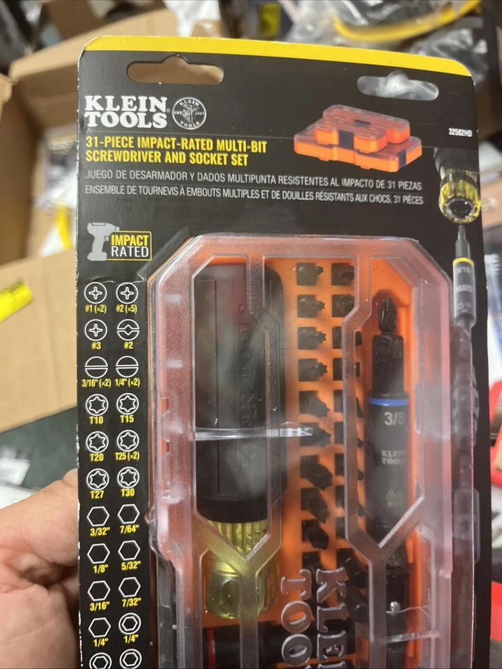 Klein 32502HD KNECT Impact-Rated Screwdriver & Socket 41 piece set w/Case - Image 1 of 4