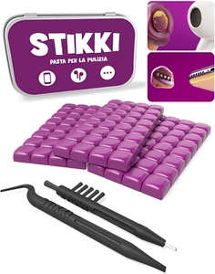 STIKKI® Pasta per La Pulizia Di Cellulari, Smartphone, Cuffie Etc. – Kit Di Puli - Photo 1/12