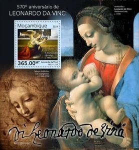 Mozambique - 2022 Leonardo da Vinci - Stamp Souvenir Sheet - MOZ220110b2 - Picture 1 of 1