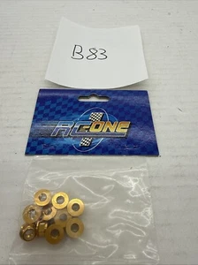 RC ONE/IMEX 9776 {5mmX10pc} Aluminum/Nylon Nut W/Flange NewInPack USA Shipped - Picture 1 of 1