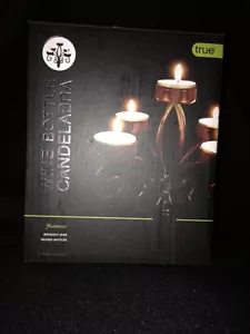 NEW True Fabrications Wine Bottle Candelabra Candle Holder W/Tea Lights - Picture 1 of 5
