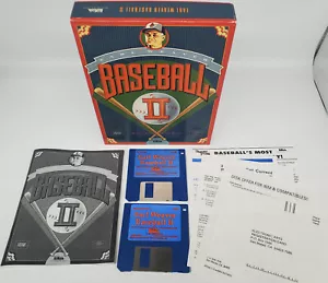 Earl Weaver Baseball ll 2 PC 3.5" Floppy Electronic Arts Incomplete - Tested - Picture 1 of 21