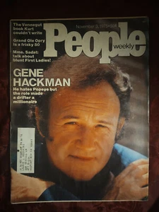 PEOPLE November 3 1975 11/3/75 GENE HACKMAN Perry Como Mark Vonnegut Ethel Scull - Picture 1 of 1