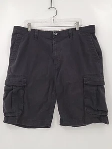 Pantalones Cortos Carga St. John's Bay Para Hombre Adulto Talla 38 Negros 100% Algodón Ropa Informal - Imagen 1 de 7