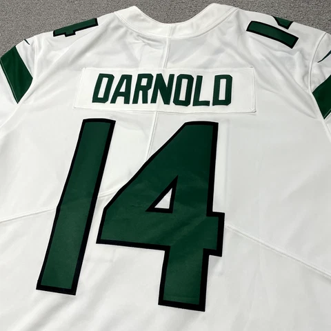 New York Jets Jersey Men 2XL Sam Darnold Nike NFL Football  NYJ QB 14 White Cover