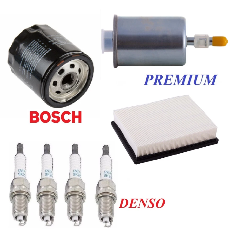 Tune Up Kit Filters Spark Plugs For PONTIAC GRAND AM L4 2.3L 1992-1993 - Image 1 of 1